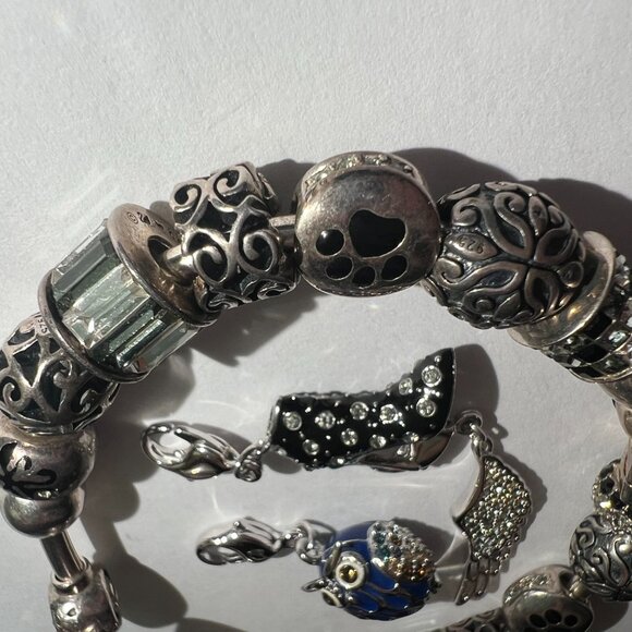 Authentic Swarovski Never Worn Pandora Charm Bracelet - Picture 9 of 15